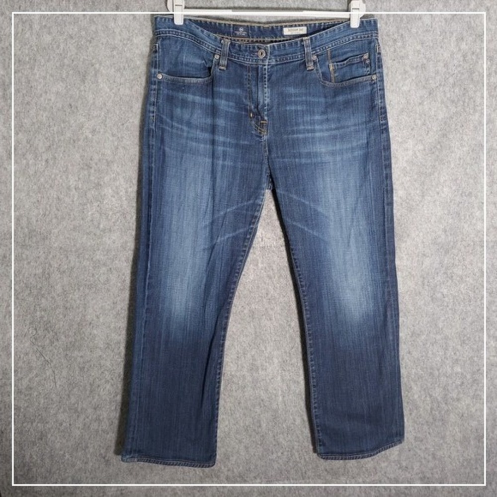 Ag Adriano Goldschmied Men Jeans 38 Protege Straight Leg Stonewash Casual Grunge